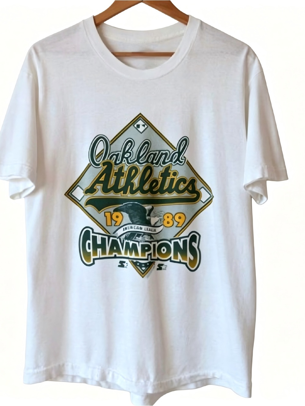 Oakland Athletics A_S 1989 Champions Mlb Graphics Womens Mens T-shirt Unisex